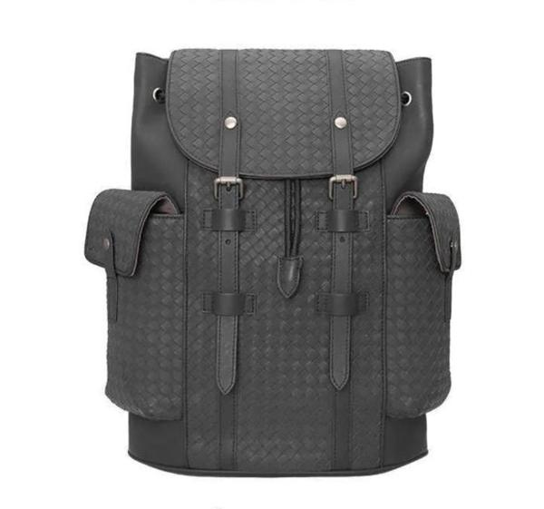 보** 인트레치아토 가죽 백팩