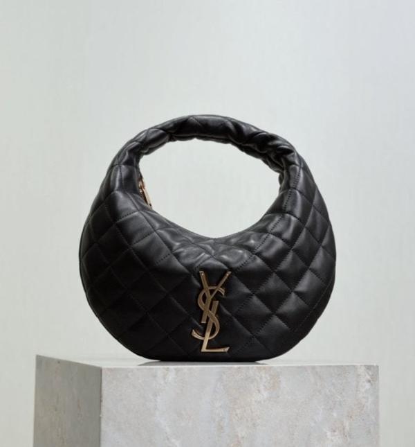 보** 퀼팅 나파 소재 ICARINO 미니백 BLACK 풀박스