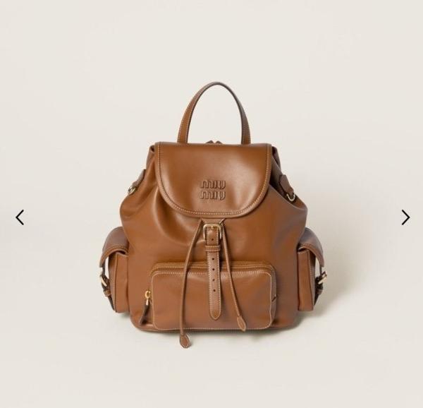 미*** 백팩 브라운