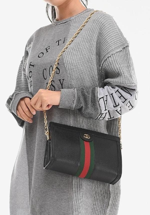 구* 수입고급 오피디아 GG 스퀘어 체인 숄더백