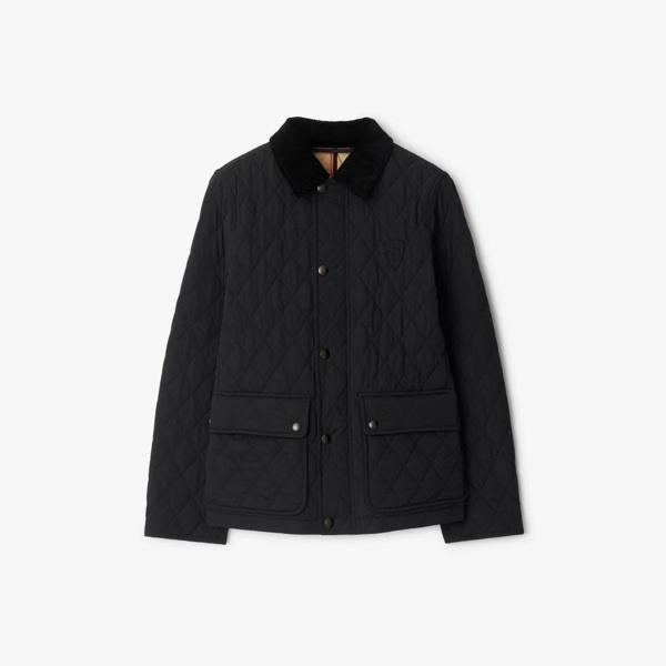 버** 220378 (최상위버전) 코듀로이 카라 퀼팅자켓