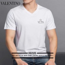 발*** VLTN 스타 로고 v넥 티셔츠