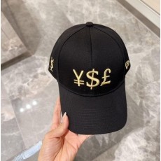 생** YSL  NEWERA 콜라보 골드 자수 시그니처 모자