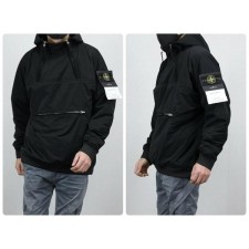 스* 와펜패치 이중아노락 자켓