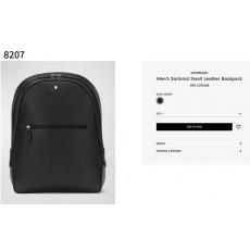 몽** 수입고급 Mens Sartorial Small Leather Backpack 사토리얼 스몰 레더 백팩