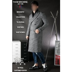 톰* Glen Check 더블 롱 코트