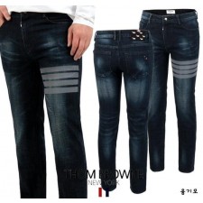 톰* 25SS 4바 도그자수 융기모 블루블랙진 융기모