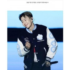 루* 반디 더 핑크 래빗시 바시티자켓