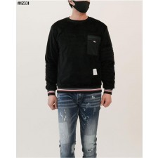 톰* 남성 포켓 삼선 플리스 맨투맨 티셔츠