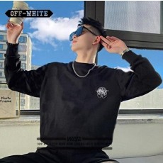 오* 핸드포인트 백로고 밍크양기모 티셔츠