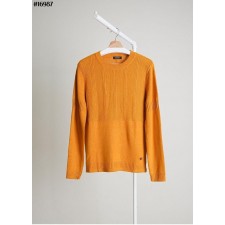 버** EKD 스틸 패치 하찌 울 니트 풀오버