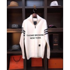 톰* GDtexture 삼선 블랙모던 아노락 니트