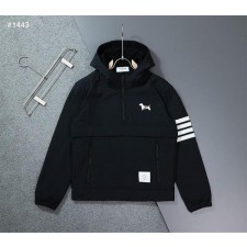 톰* 도그자수 4바 아노락 기모 후드자켓