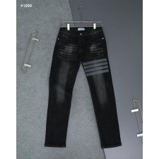 톰* 도그 프린팅 워싱 데님진