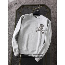 필* 선 스컬 디자인 밍크양기모 티셔츠