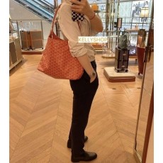 고** 고급 보헴 호보백 오렌지