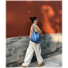 고** 고급 보헴 호보백 블루