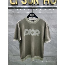 디* 로고반팔 니트