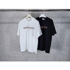 버** 워싱 체크로고 티셔츠