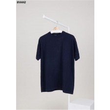 루* 모노그램 엠브로이드 코튼 니트 티셔츠