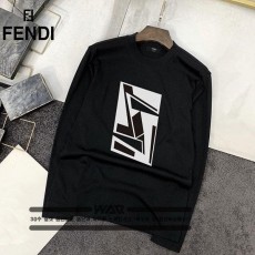 펜* 시그니쳐 FF 패턴 긴팔 티셔츠