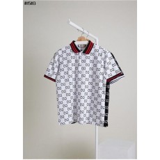 구* GG 패턴 카라 배색 폴로 티셔츠