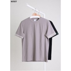 버** EKD 라인 로고 코튼 크루넥 티셔츠
