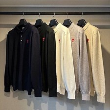 아* 꾀흐 엠브로이더리 카라 니트