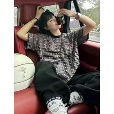 크* 단가라 반팔