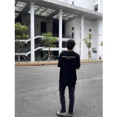 우** 파리스 자수로고 반팔티