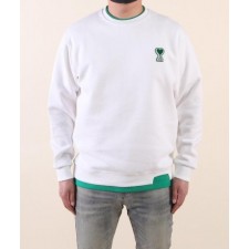 아* 뉴 하트 아플리케로고 레이어드 크루넥 맨투맨 티셔츠