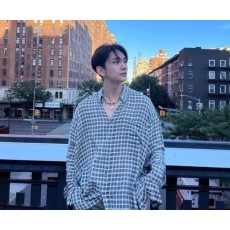 아**** 버로우드 그레이 셔츠  수입