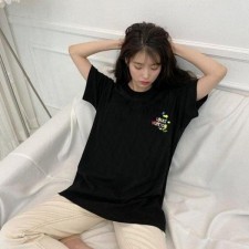 루* 멀티컬러 레터링 반팔티