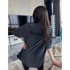 발**** 로고 자수 가먼트다잉 워싱 라운드수입(남녀공용)