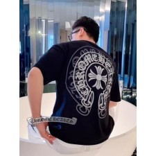 크* 그라데이션 이중 패턴 반팔 티셔츠