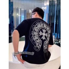 크* 그라데이션 이중 패턴 반팔 티셔츠