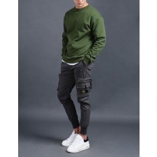 스* 체스트로고 포켓 조거팬츠
