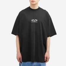 베** Oval Logo Over사이즈d TShirt 오벌로고 오버사이즈 티셔츠