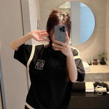 로** 자수 티셔츠