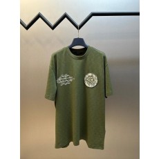 루* LV 패치자수 니트 반팔티셔츠