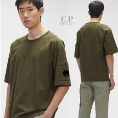 C* 컴퍼니 렌즈 와펜 헤비 저지 반팔 티셔츠