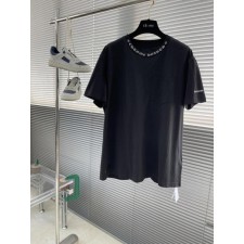 크* 넥로고 워싱 반팔 티셔츠