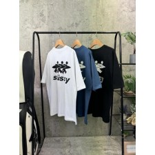 스** 트리플로고 하프 반팔티셔츠