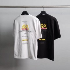 크* 레코드 레터링 오버핏 반팔티