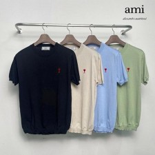 아* 스몰하트 베이직 라운드 니트 반팔