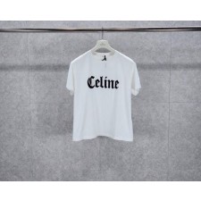 셀** 자수로고 반팔 티셔츠