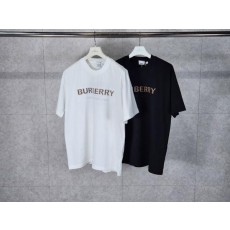 버** 워싱 체크로고 티셔츠