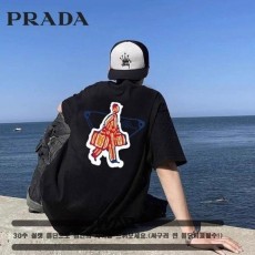 프** 백 사람 로고 디자인 반팔 티셔츠