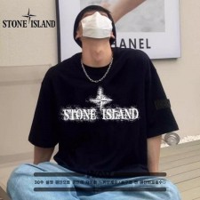 스* 시그니처 라인 레터링 로고 디자인 반팔 티셔츠