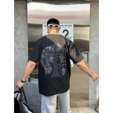 크* 멀티십자가 자수 티셔츠